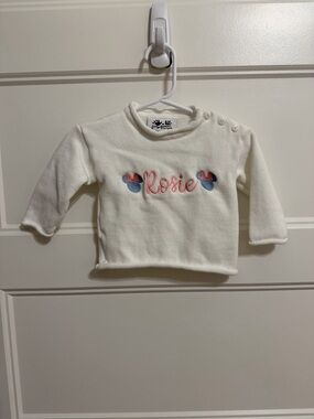 White Rollneck Sweater